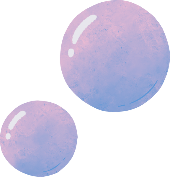 Stylized Watercolor Bubbles